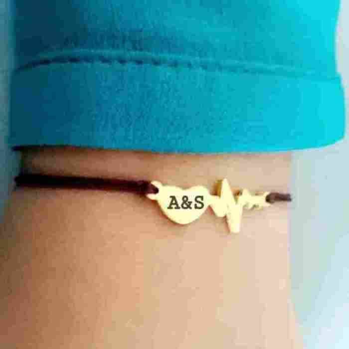 Bracelet Doré Personnalisé Avec Lettres Personnalisé Maroc