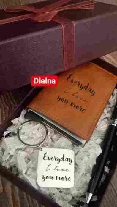 Pack Personnalisé Dialna Porte Carte Porte-clés Personnalisé Maroc