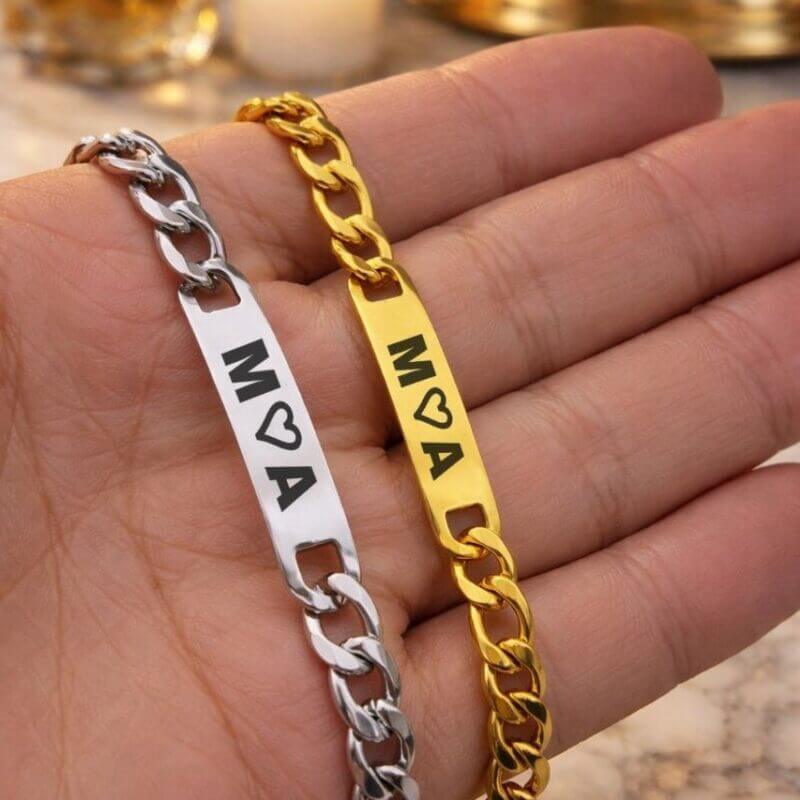 Pack 2 Bracelets Personnalisés