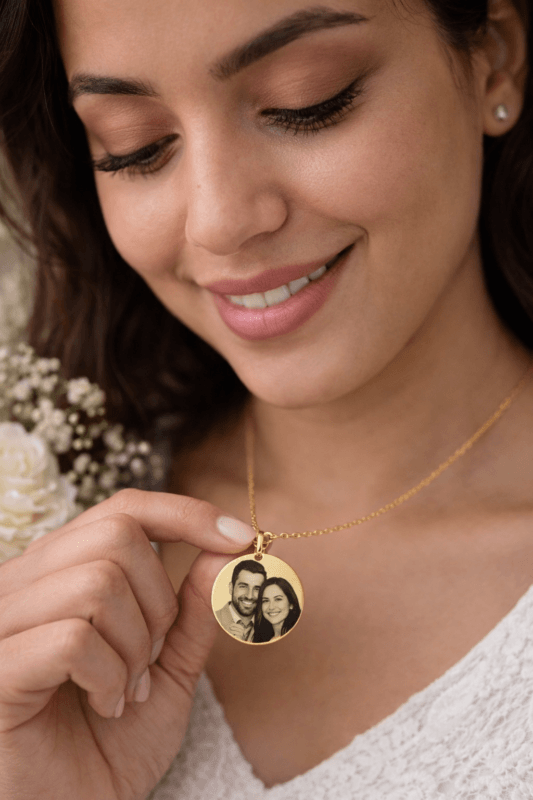 collier personnalisé photo Maroc