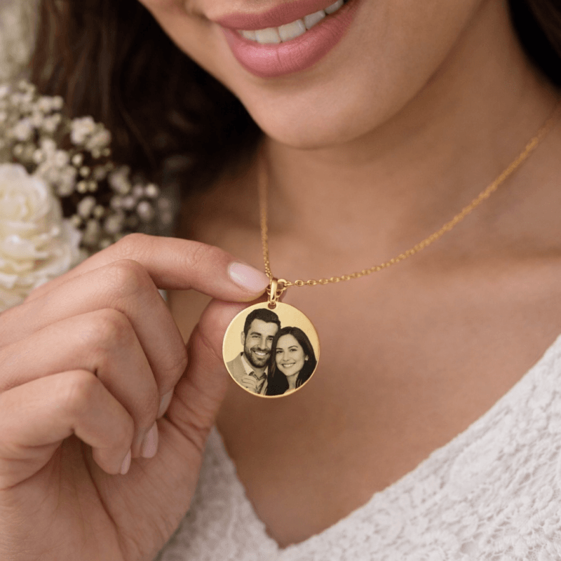 collier personnalisé photo Maroc