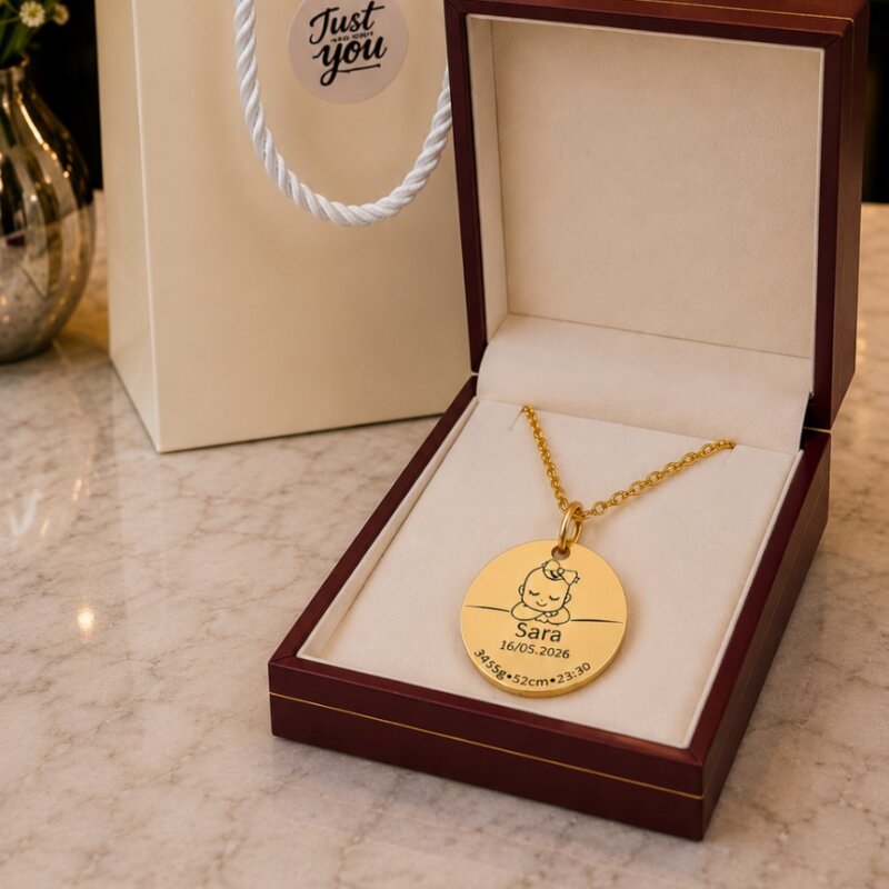 Collier Naissance Personnalisé