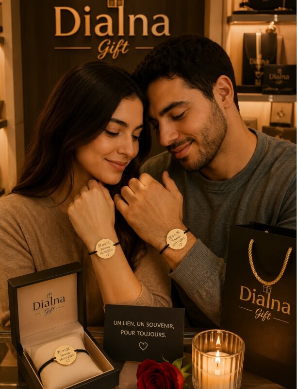 Cadeau personnalisé Marrakech : 7 idées uniques et mémorables 3 Bracelet personnalisé gravé Maroc