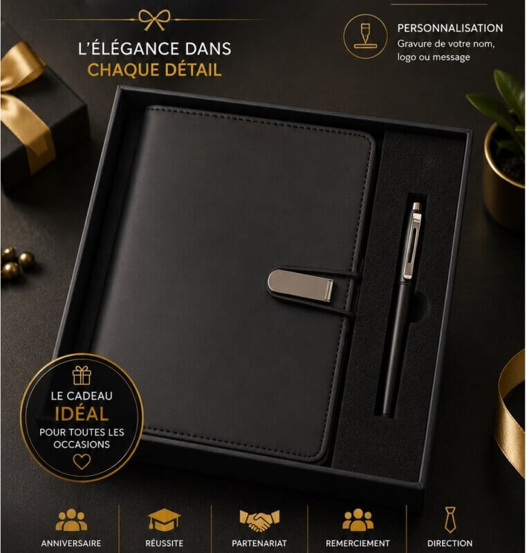 Pack cadeau personnalisé avec montre et bijoux - Idée cadeau homme Maroc