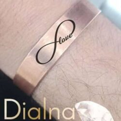 Bracelet En Cuivre Personnalisé Avec Logo Ou Texte De Votre Choix Personnalisé Maroc