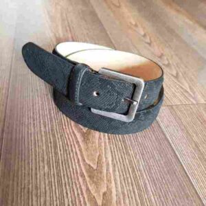 Ceinture cuir DIALNA imitation serpent - 95cm