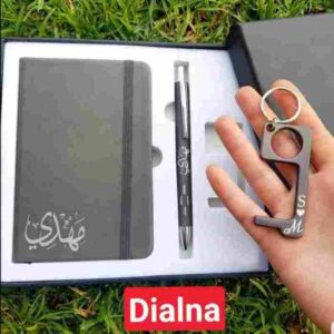 Pack Bloc-notes Stylo Porte-clés Personnalisé Maroc