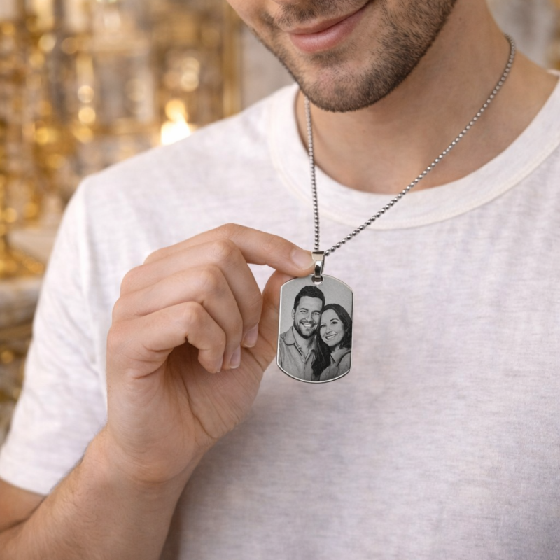 Collier personnalisé photo