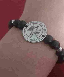 Bracelet sportif en Acier Inoxydable avec pierres esthétique