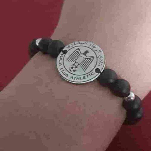 Bracelet sportif en Acier Inoxydable avec pierres esthétique 