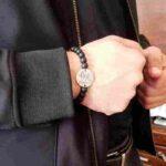 Bracelet personnalisé prénom ou texte avec pierres esthétiques
