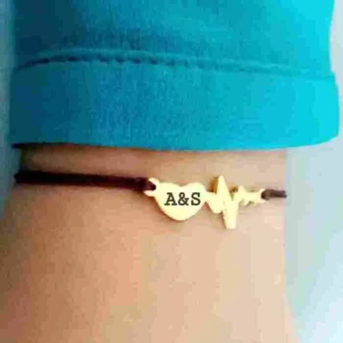 Bracelet Doré Personnalisé Avec Lettres Personnalisé Maroc