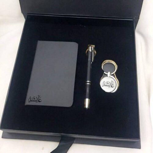 Pack cadeau personnalisé bloc-note A6 stylo porte-clés - Image 2