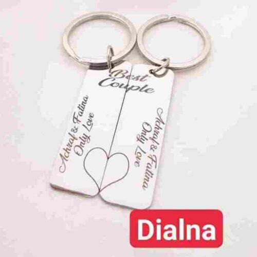 Pack 2 Porte clés personnalisé avec logo ou texte de votre choix - Image 2