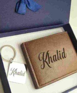 Pack porte-monnaie porte-clé personnalisé