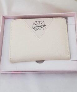 Portemonnaie Femme Blanc personnalisé