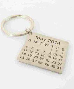 porte-clés personnalisés Date
