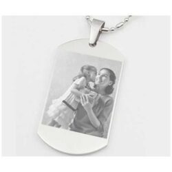 Pendentif Dog Tag Personnalisé avec photo