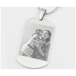 Pendentif Dog Tag Personnalisé avec photo
