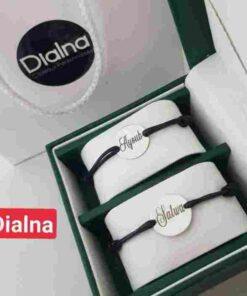 Pack 2 Bracelet personnalisé avec texte