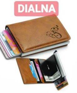 Porte carte personnalisé avec logo ou texte de votre choix