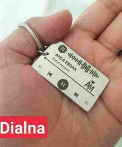 Porte-clés personnalisé avec texte 5x3