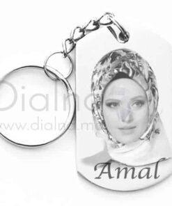 Porte-clés personnalisé avec photo