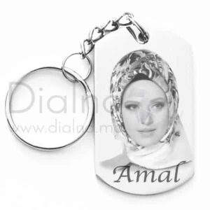 Porte-clés En Acier Inoxydable D'une Forme Ronde Diamètre 30mm Personnalisé Maroc