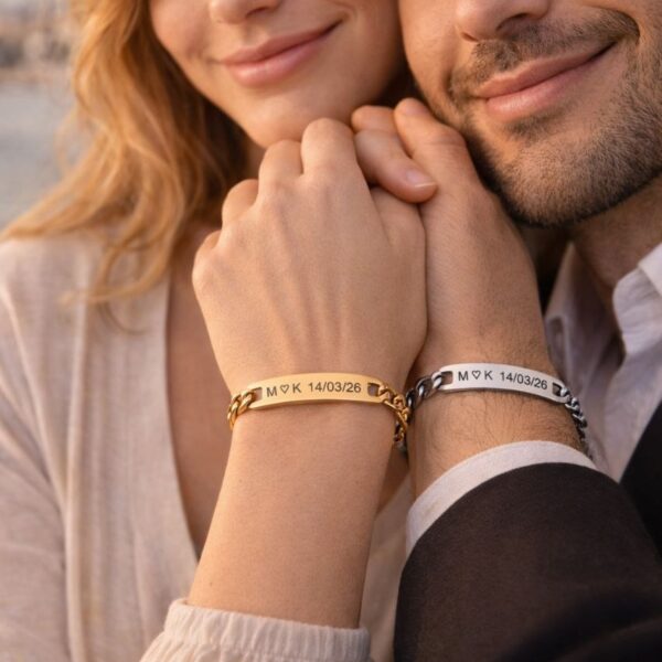 Pack 2 Bracelets Personnalisés